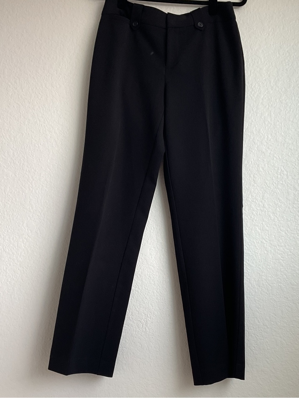 Jones New York Black Straight-Leg Dress Pants